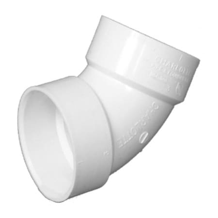 Charlotte Pipe And Foundry 2 DWV 60 DEG Elbow PVC 00319 0800HA